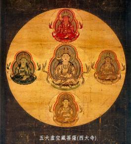 NGŨ ĐẠI HƯ KHÔNG TẠNG BỒ TÁT
